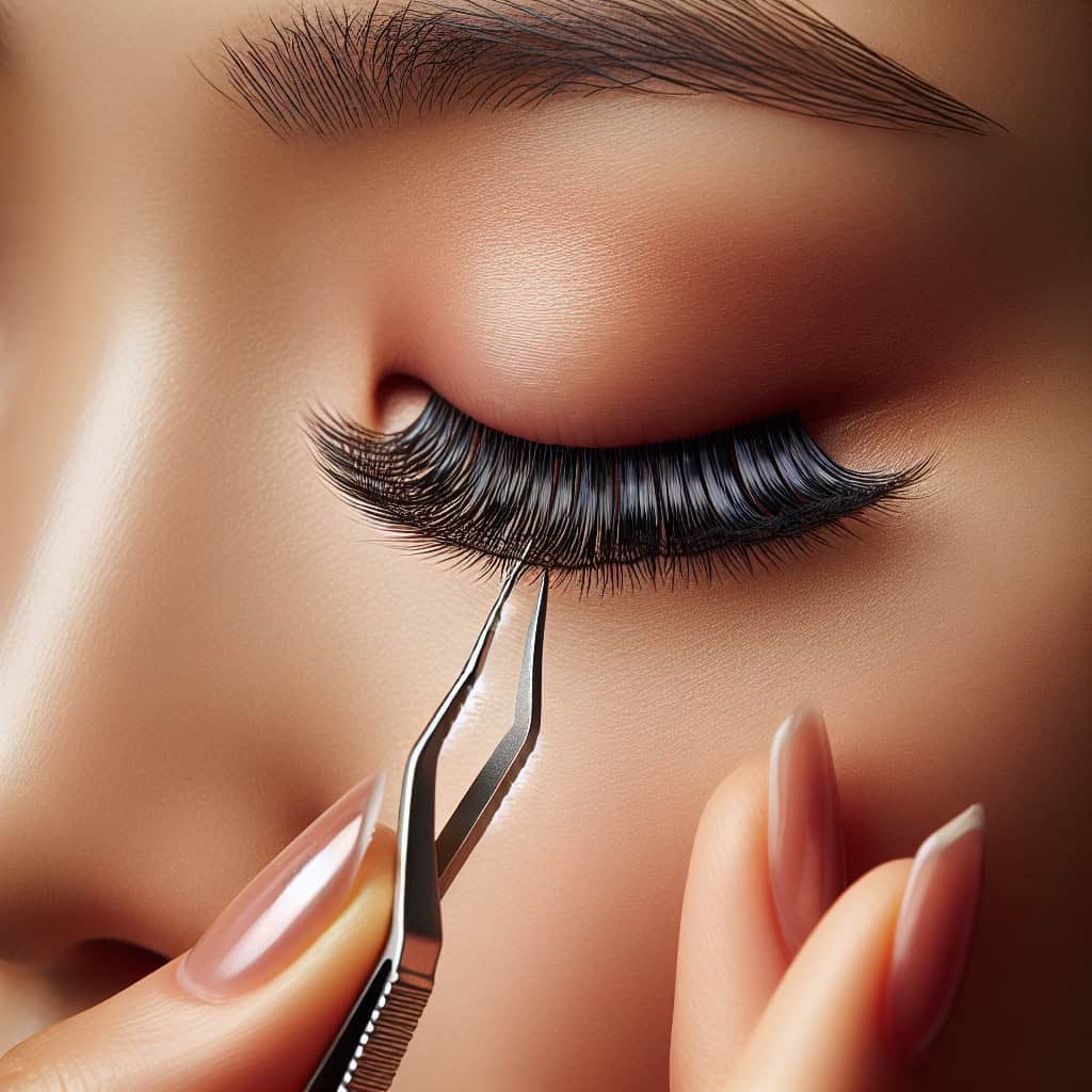 How Can I Adjust The Position Of My False Eyelashes After Theyve Been Applied?