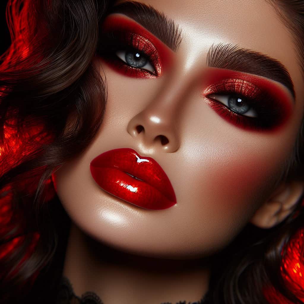 Matching Beauty Look: Selena Gomez in Red Matching Beauty Look: Selena Gomez in Red