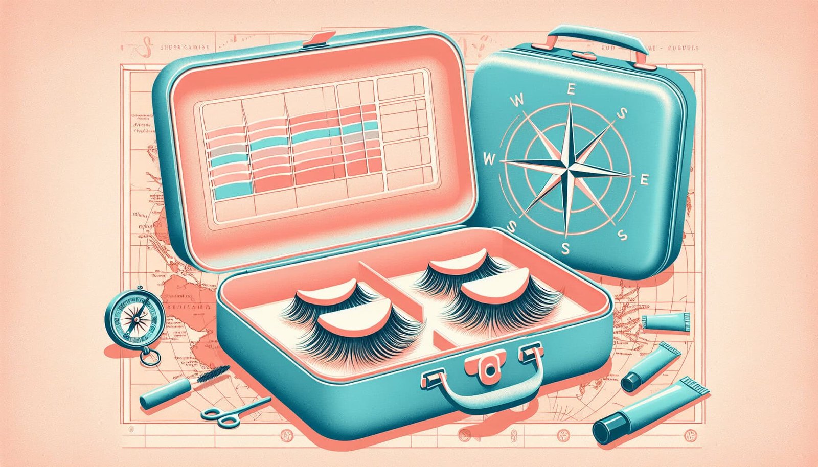 How Should I Store My False Eyelashes When Traveling?