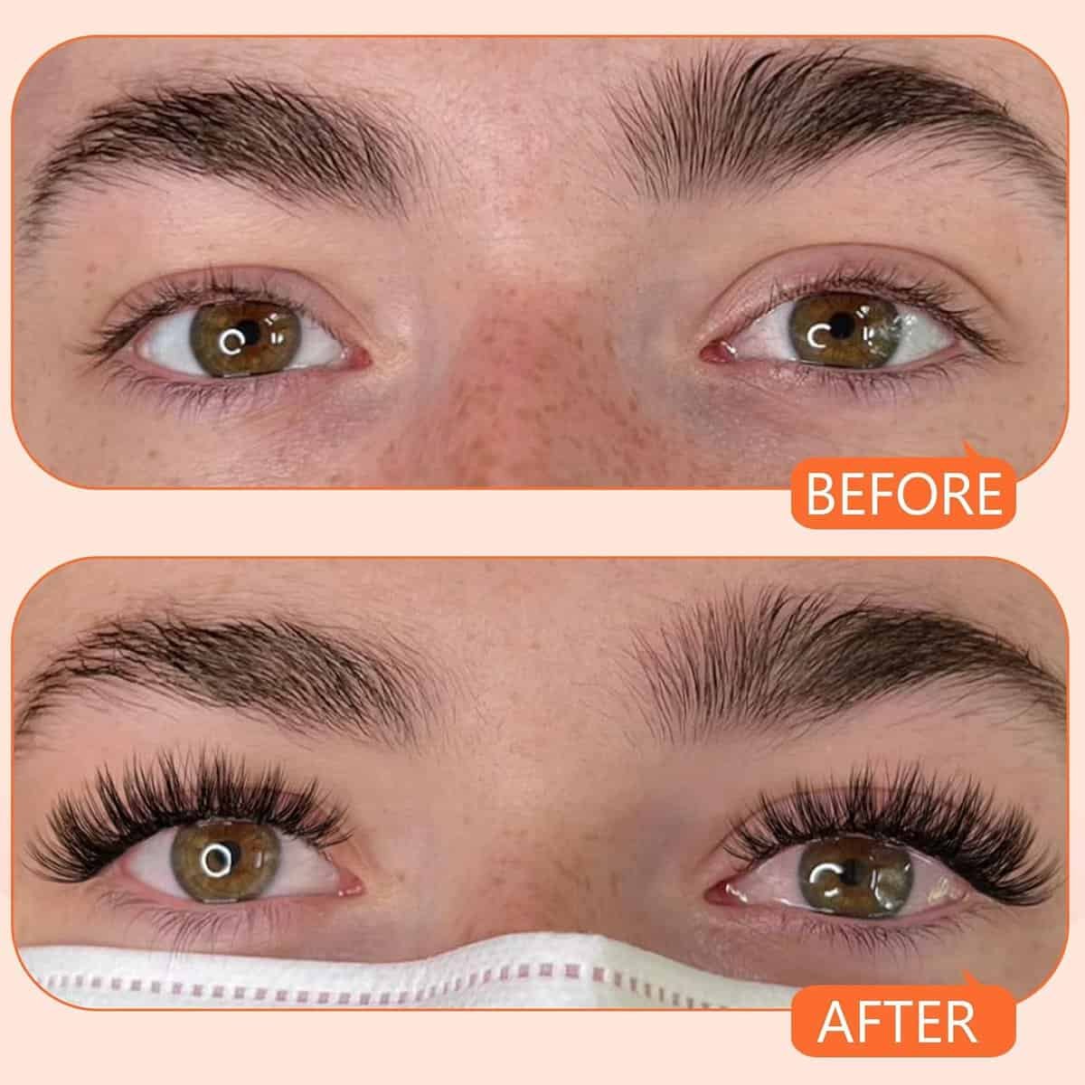 Natural Eyelashes False 3D Lashes Wispy Fake Eyelashes 12 Pairs C Curl Lashes Natural Look 15mm Fluffy Cat Eye Lash Pack by TOOCHUNAG