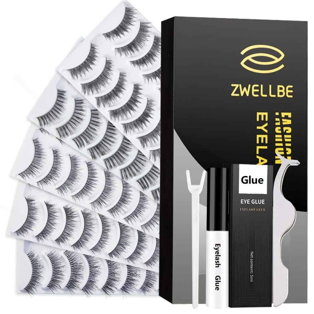 50 Pairs False Eyelashes Set with Glue 5 Styles Lashes Handmade False Eyelashes Pack Professional Fake Eyelashes Pack, 10 Pairs Eyes Lashes Each Style, Natural Soft lashes with EyeLash Tweezers     Health and Beauty – January 1, 2007