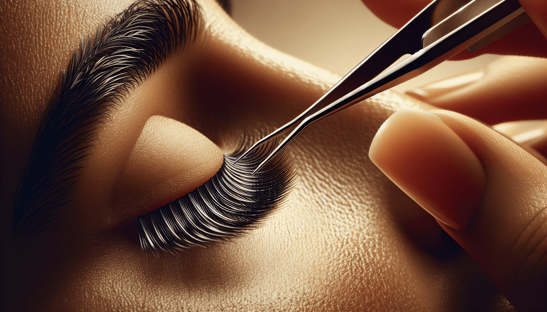 How To Apply False Eyelashes To Enhance The Lower Lash Line.