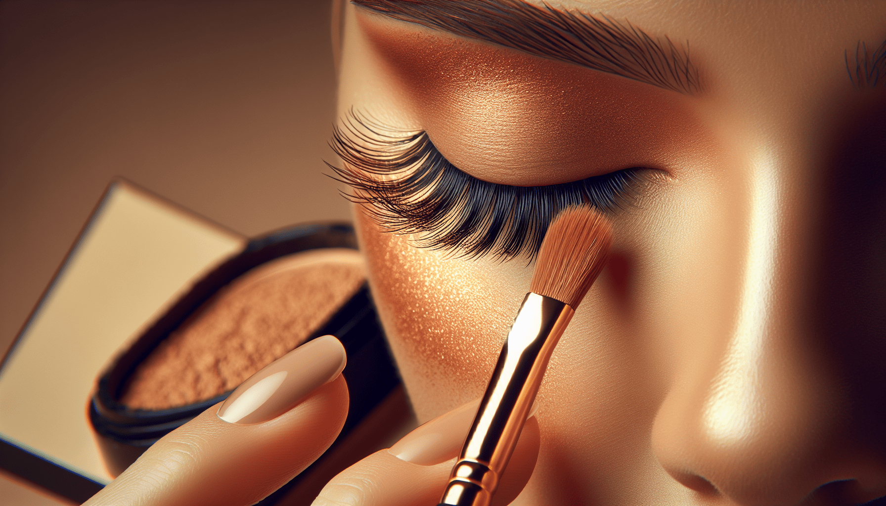 How To Apply Lashes For A Sun-kissed Glow.