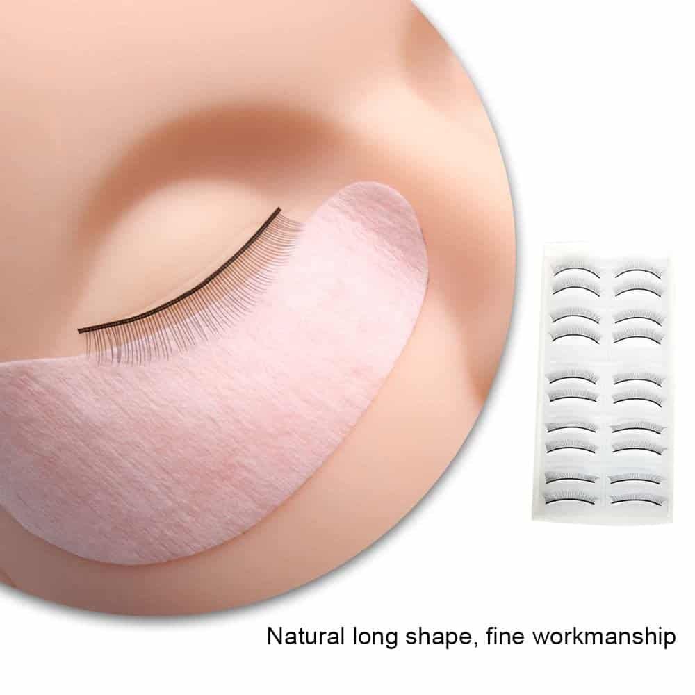 10 Pairs Practice Fake Lashes Waterproof False Eyelashes False Eyelashes Strips Ladies and Girls Black 10 Pairs Practice Fake Lashes Waterproof False Eyelashes False Eyelashes Strips Ladies and Girls Black