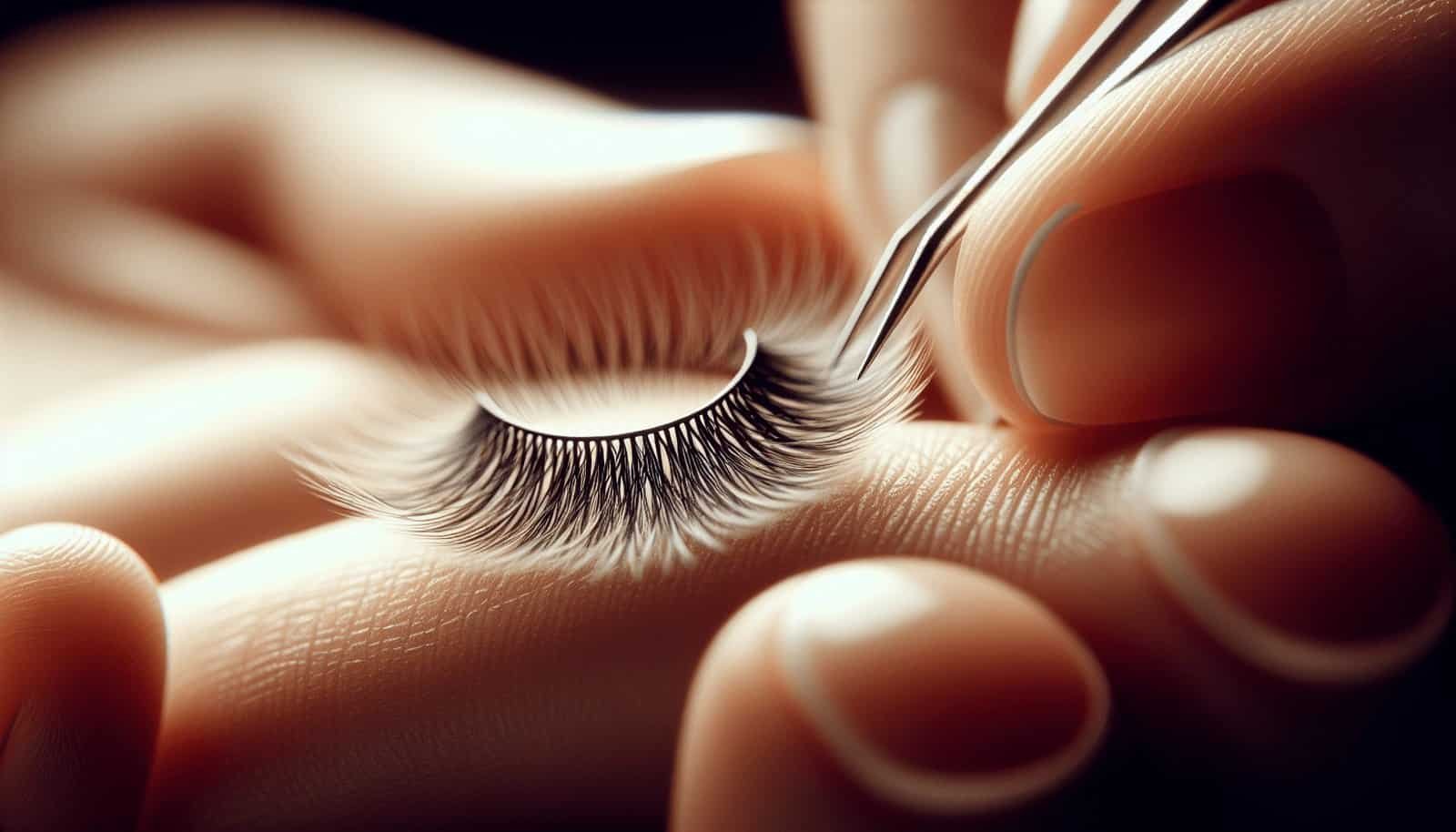 How To Prevent False Eyelashes From Peeling Off.