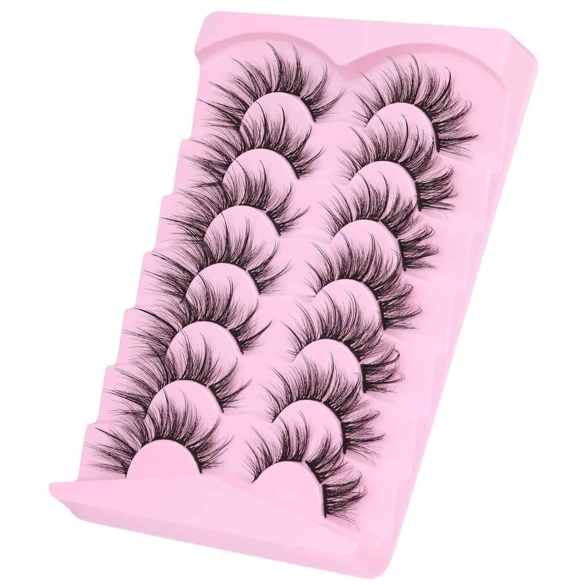 Lash Cluster False Eyelashes Extension Wispy Individual Cluster Lashes Extension Natural Fluffy Eye Lashes Faux Mink Fake Eyelash Clusters Pack by GVEFETIEE Lash Cluster False Eyelashes Extension Wispy Individual Cluster Lashes Extension Natural Fluffy Eye Lashes Faux Mink Fake Eyelash Clusters Pack by GVEFETIEE