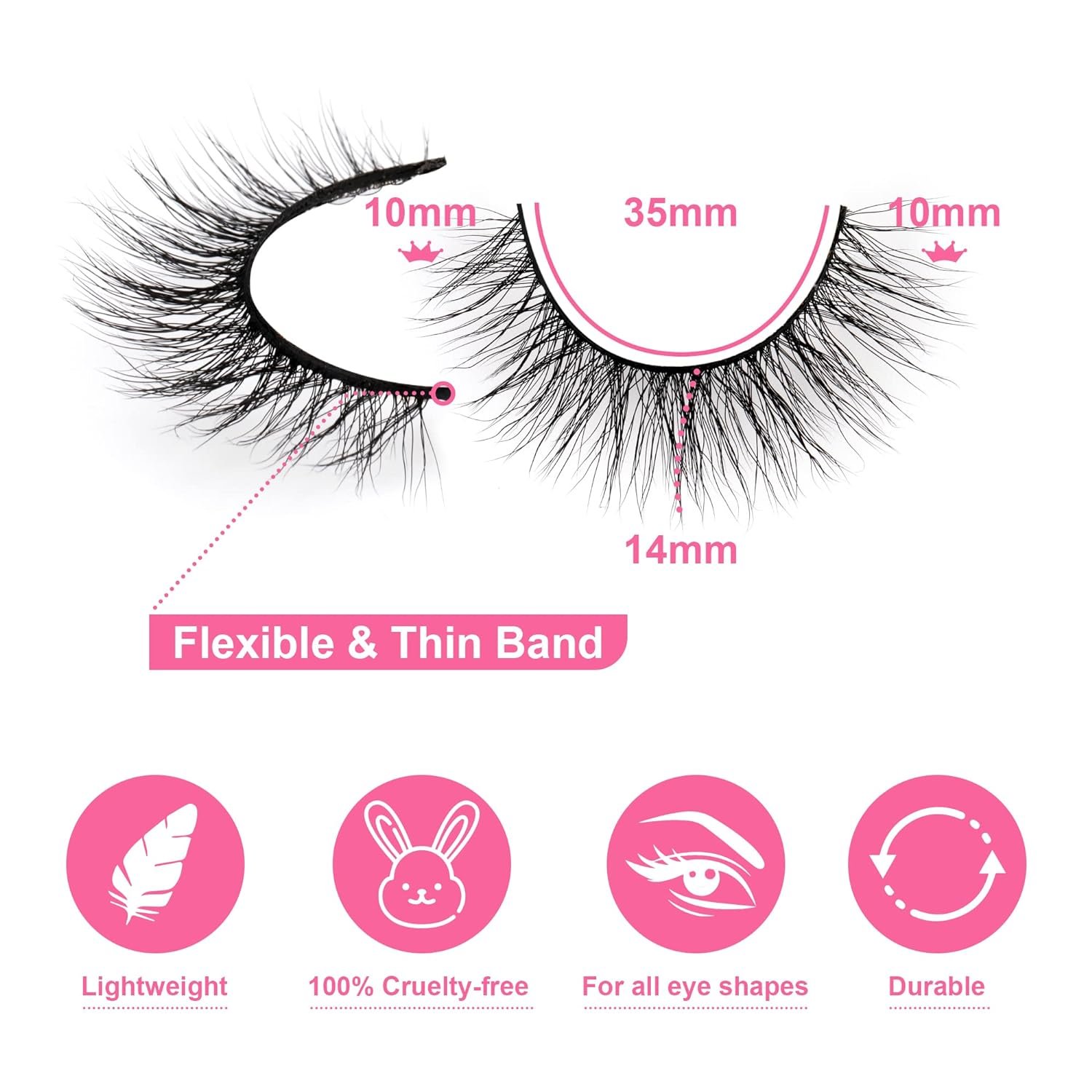 Newcally Lashes False Eyelashes Natural Wispy Light Volume Faux Mink Lashes 14 Pairs Pack Newcally Lashes False Eyelashes Natural Wispy Light Volume Faux Mink Lashes 14 Pairs Pack