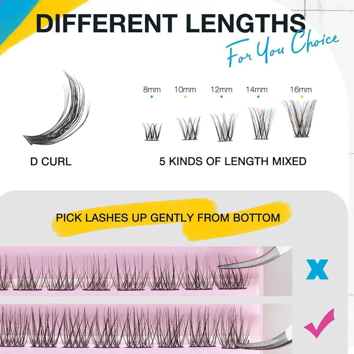 SWINGING Lash Clusters 120 Pcs Lashes Cluster Eyelash Extensions Eyelash Clusters Natural Look Wispy Lashes D Curl 8-16mm Cluster Lashes Individual Lashes Thin Band  Soft (LashClusters-1) SWINGING Lash Clusters 120 Pcs Lashes Cluster Eyelash Extensions Eyelash Clusters Natural Look Wispy Lashes D Curl 8-16mm Cluster Lashes Individual Lashes Thin Band  Soft (LashClusters-1)