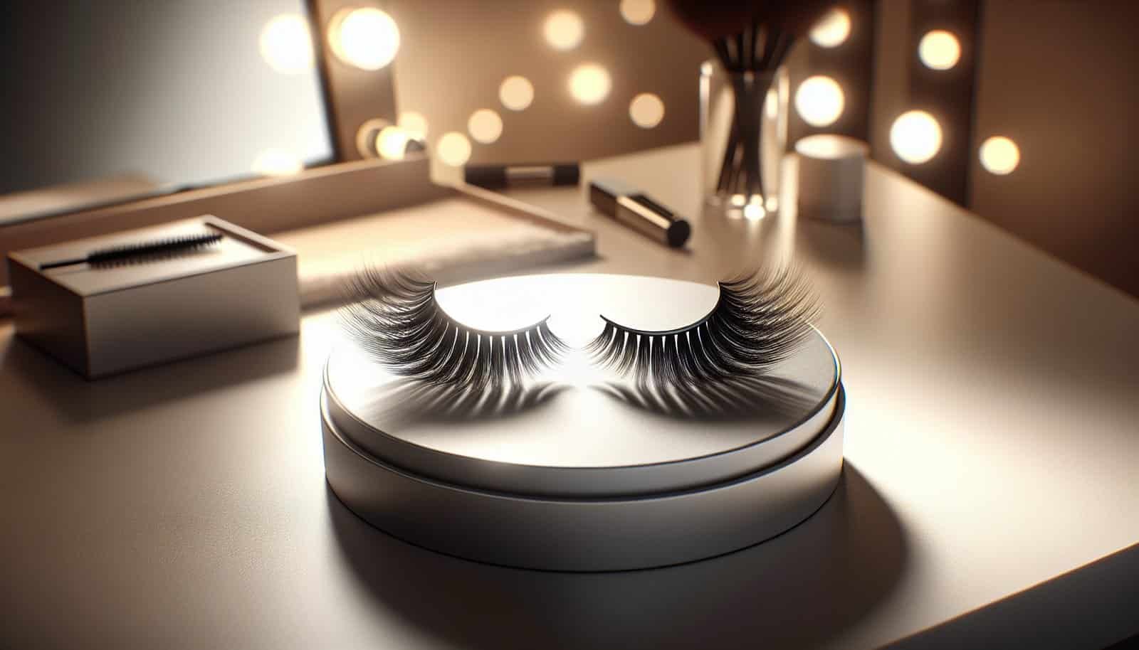 How To Apply False Eyelashes Without Eyeliner.