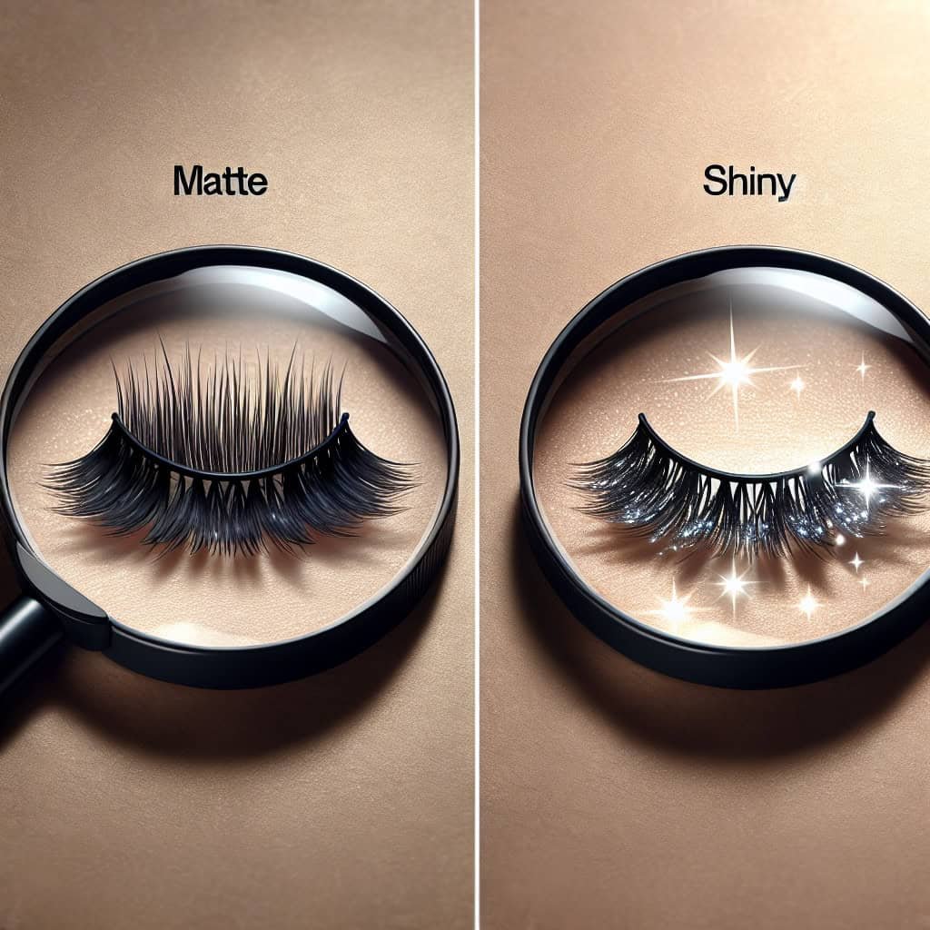 Can You Explain The Difference Between Matte And Shiny Lash Finishes?
