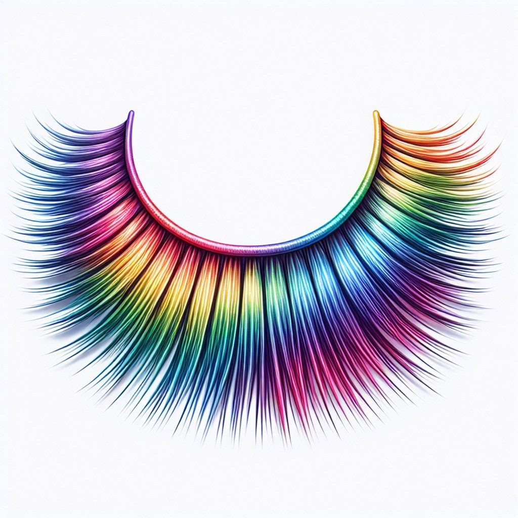 Rainbow Lashes Eyelash