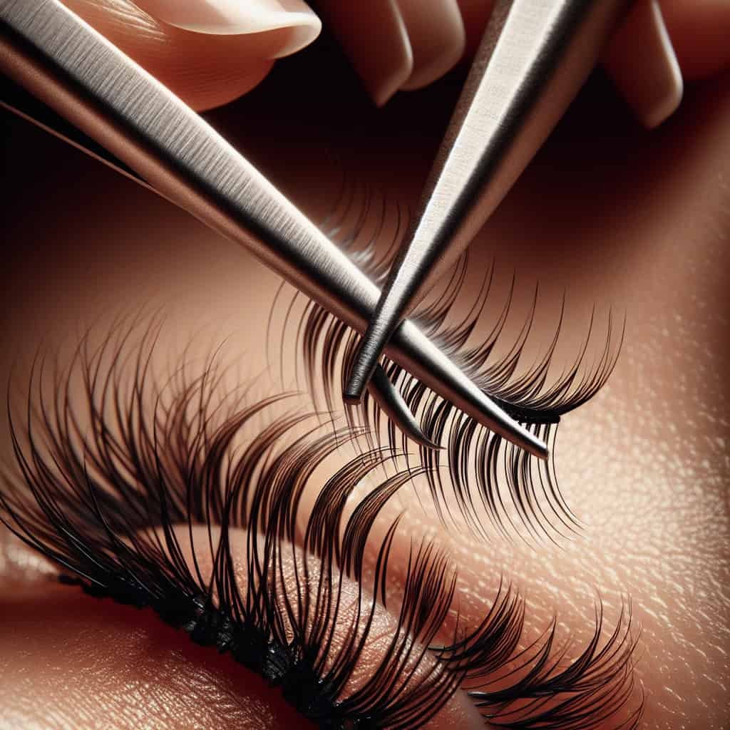 What To Do If My False Eyelashes Stick Together During Application?