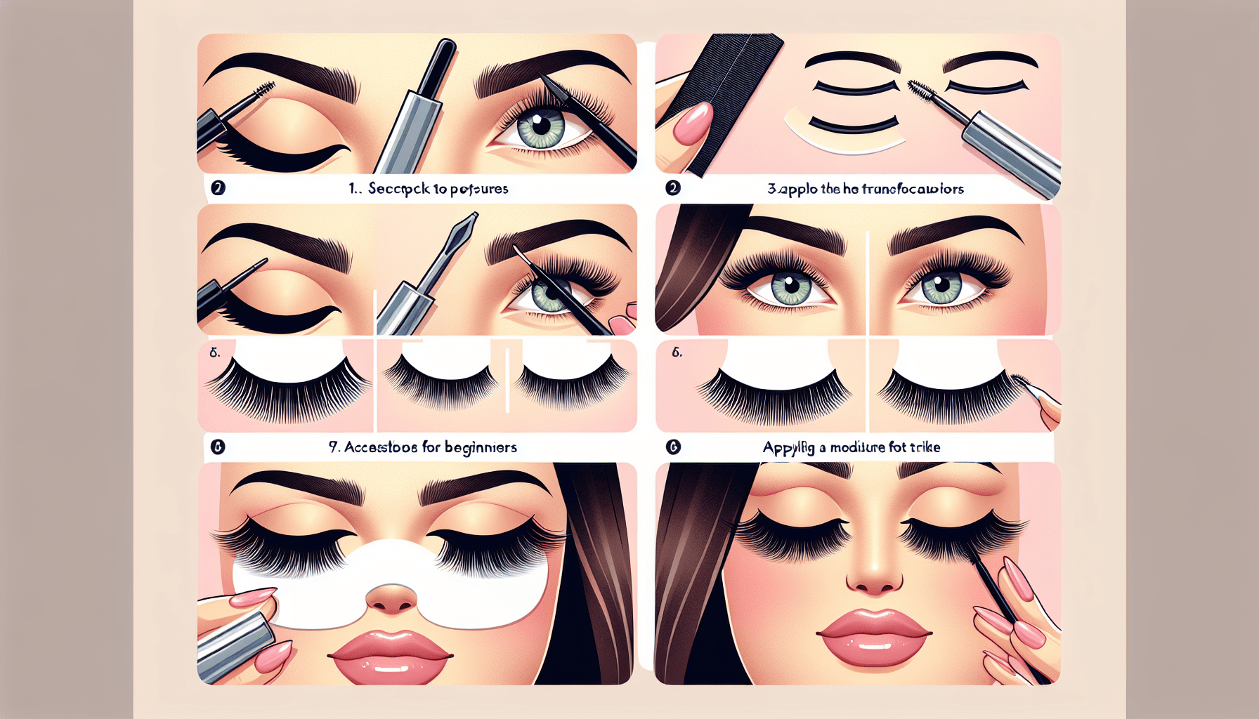 What Are Some Tips For False Eyelash Application For Beginners?
