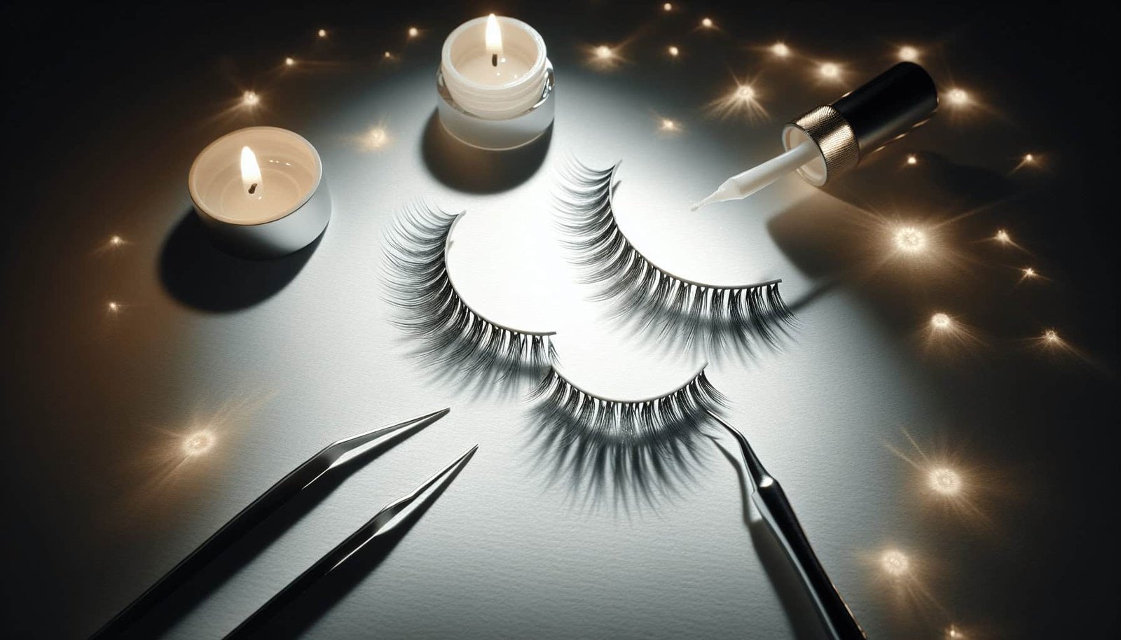 How To Apply False Eyelashes For A Photoshoot.