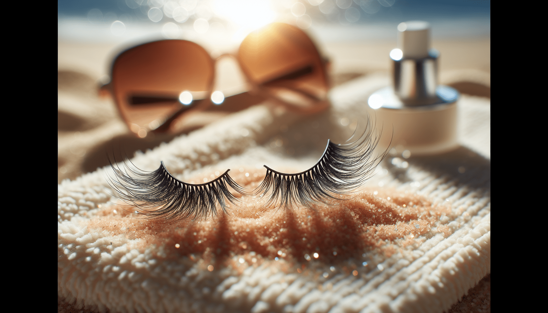 How To Apply Lashes For A Sun-kissed Glow.