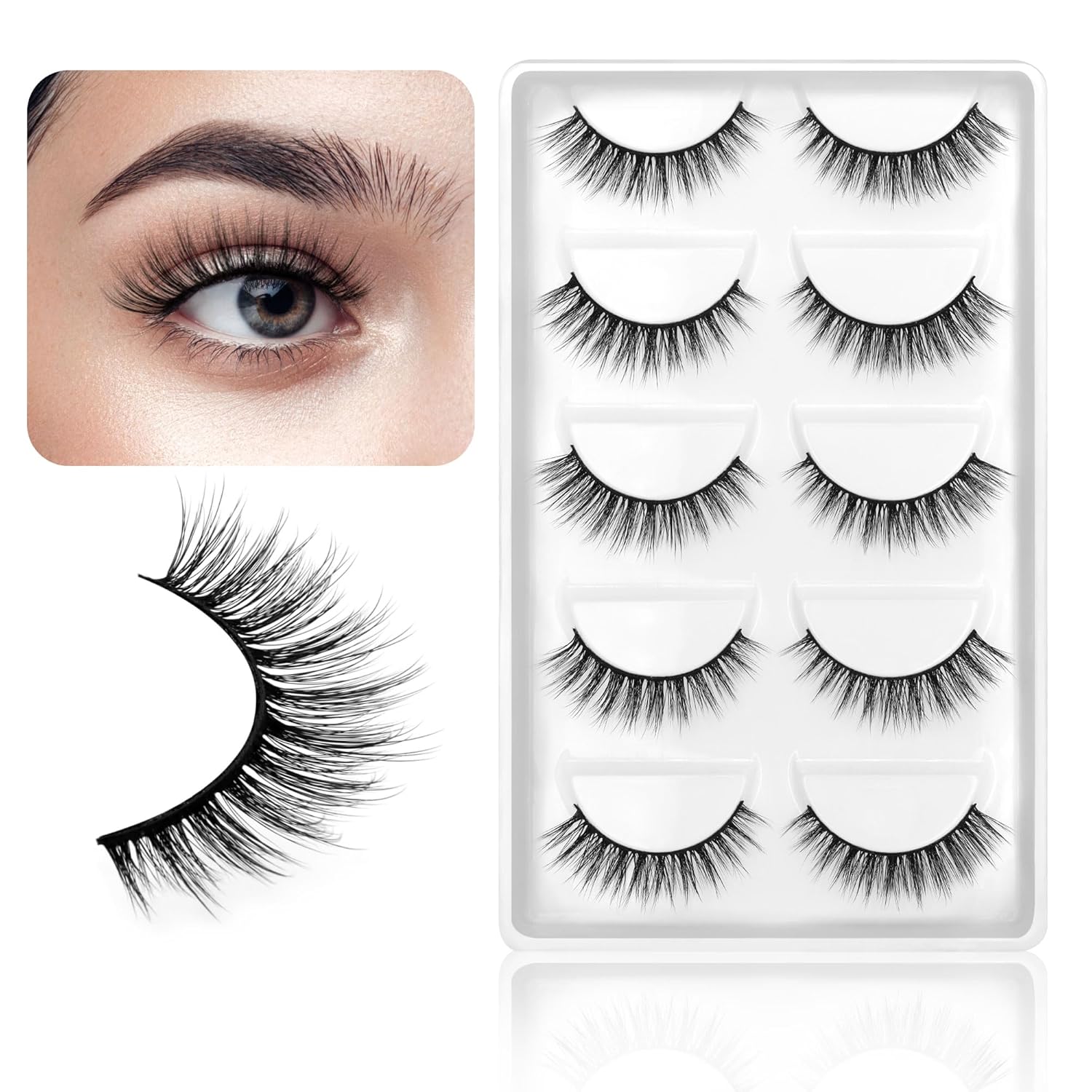 Fake Eyelashes Natural Look Review