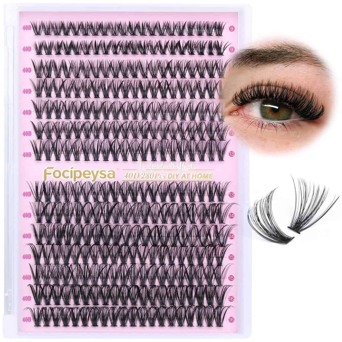 DIY Clusters Lashes by Focipeysa Review